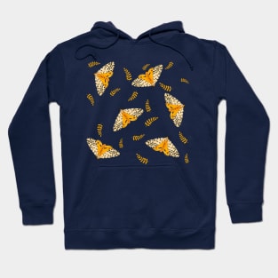 Yellow butterflies Hoodie